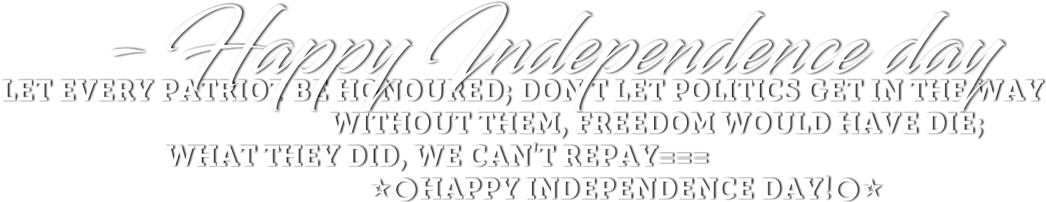 ^ Independence Day Special Png^❤⭐ - Calligraphy Clipart (1600x1200), Png Download
