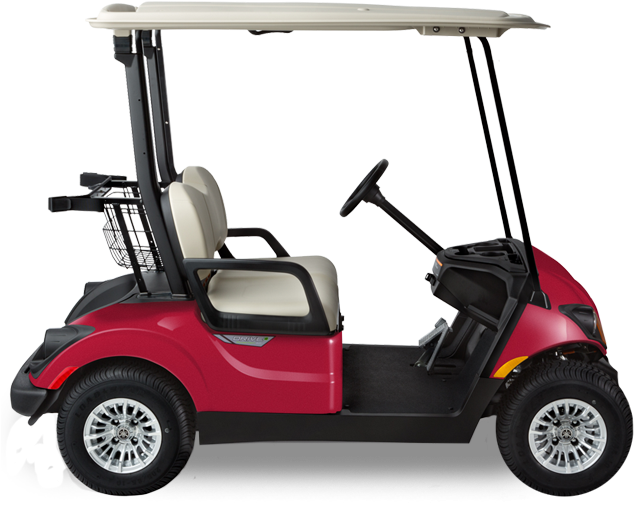 Yamaha Drive2 Electric Golf Cart Clipart (640x556), Png Download