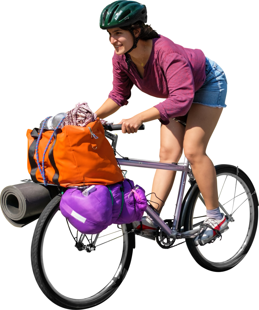 People Biking Png - Cutout People Biker Clipart (855x1024), Png Download