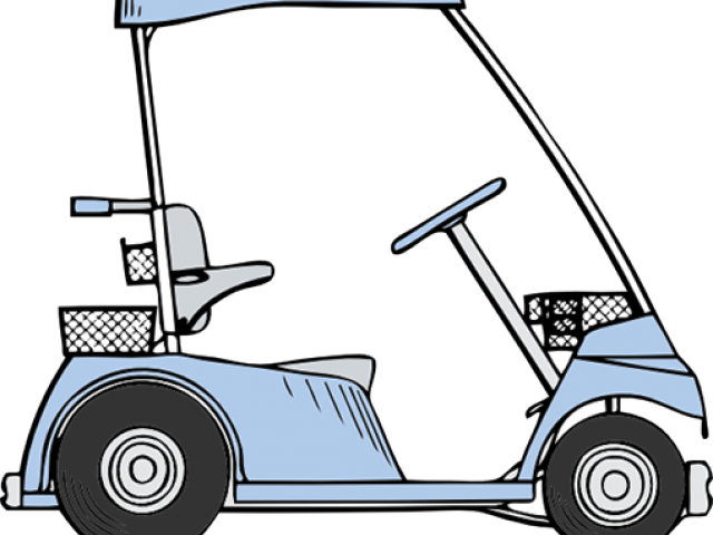 Golf Clipart Golf Cart - Golf Cart - Png Download (640x480), Png Download