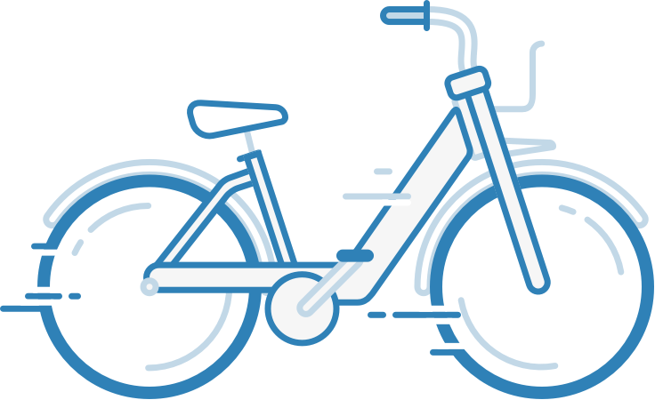 Reach New Clients - Road Bicycle Clipart (736x450), Png Download