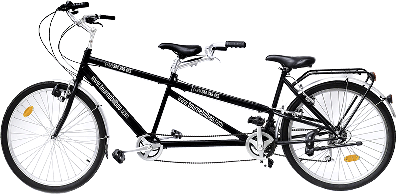 Rent & Self Guided Tours - Tandem Bike 2017 Clipart (817x500), Png Download