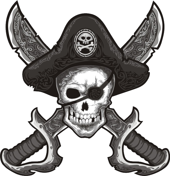 Black Flag Is A Mature Community Based Guild Seeking - Skull And Crossbones With Eye Patch Clipart (584x604), Png Download