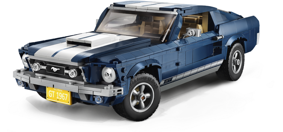 Lego® Creator Expert Ford Mustang - Ford Mustang 1967 Lego Clipart (966x450), Png Download