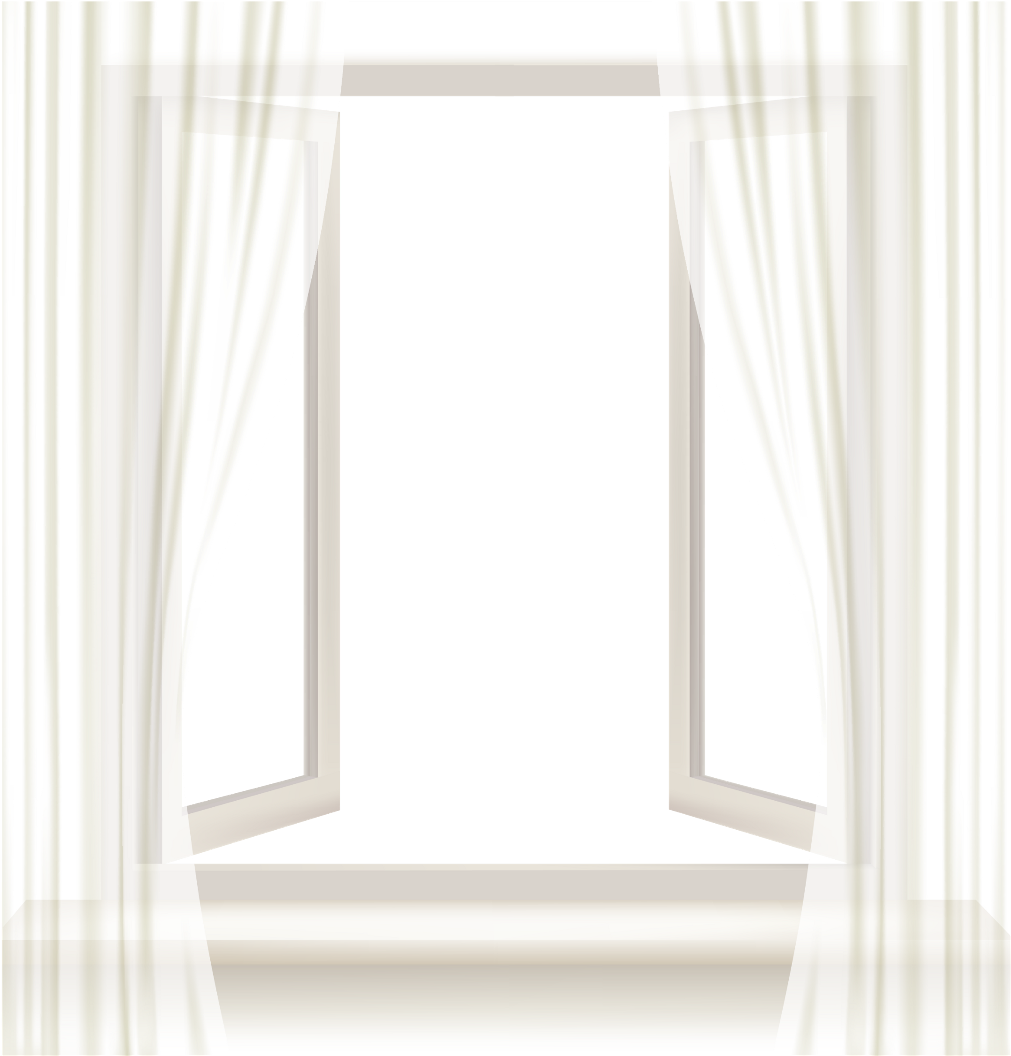#ftestickers #window #openwindow #curtains #transparent - Window Clipart (1024x1121), Png Download