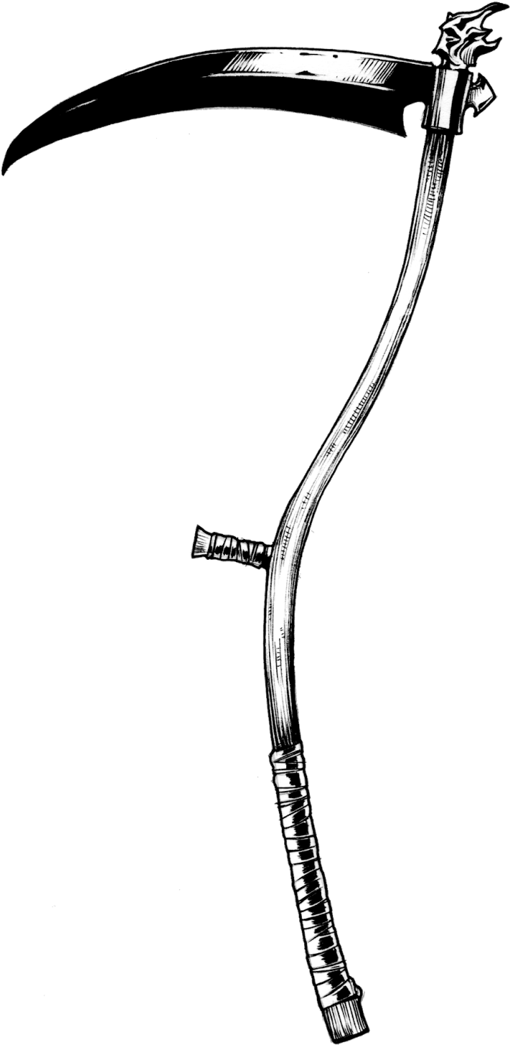 823 X 1600 9 - Reaper Scythe Clipart (823x1600), Png Download