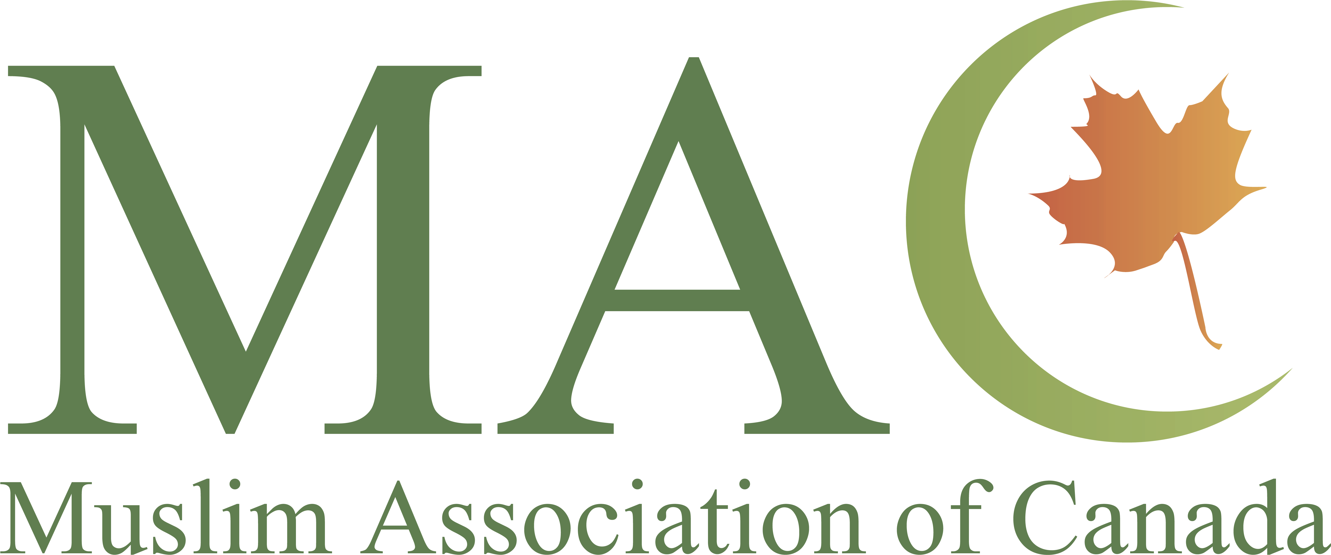 Muslim Association Of Canada Calgary Chapter - Sign Clipart (6664x2475), Png Download