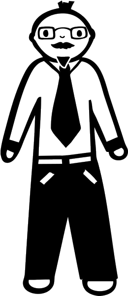 Papá 2 Perilla Y Bigote - Cartoon Clipart (600x600), Png Download