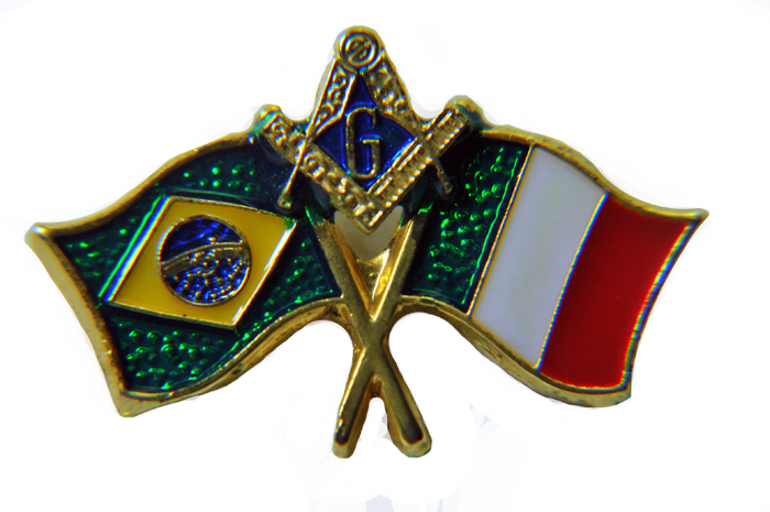 Passe O Mouse Sobre A Imagem Para Ver Detalhes - Bandeira Da Itália E Do Brasil Clipart (700x465), Png Download