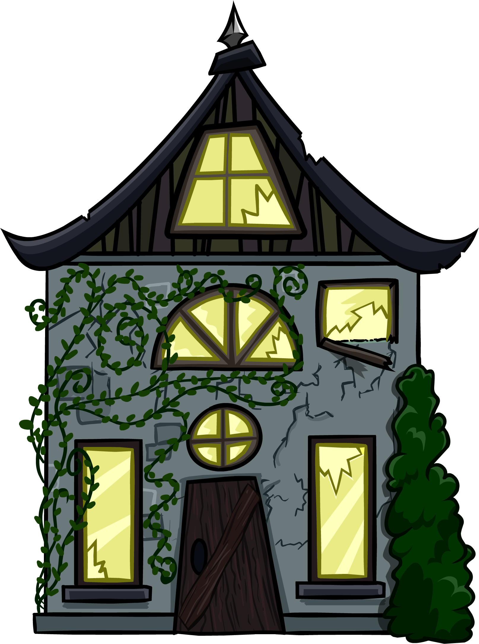 Cottage Png - Club Penguin Building Png Clipart (1615x2170), Png Download