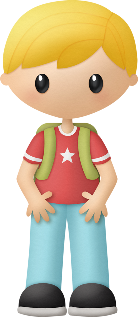 Escola & Formatura - Blond Boy Clipart - Png Download (447x1024), Png Download
