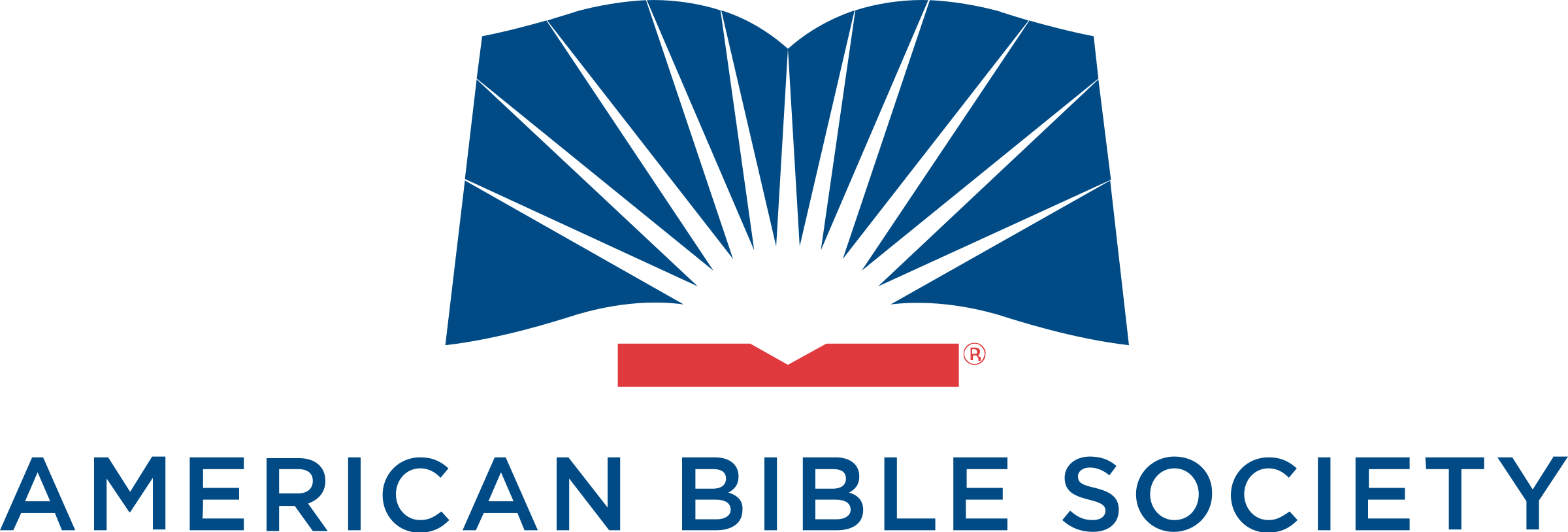 American Bible Society Logo Png Transparent - American Bible Society Logo Clipart (2400x814), Png Download