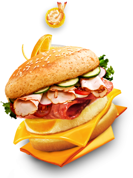 Cheese Burger - Junk Food Clipart (866x650), Png Download