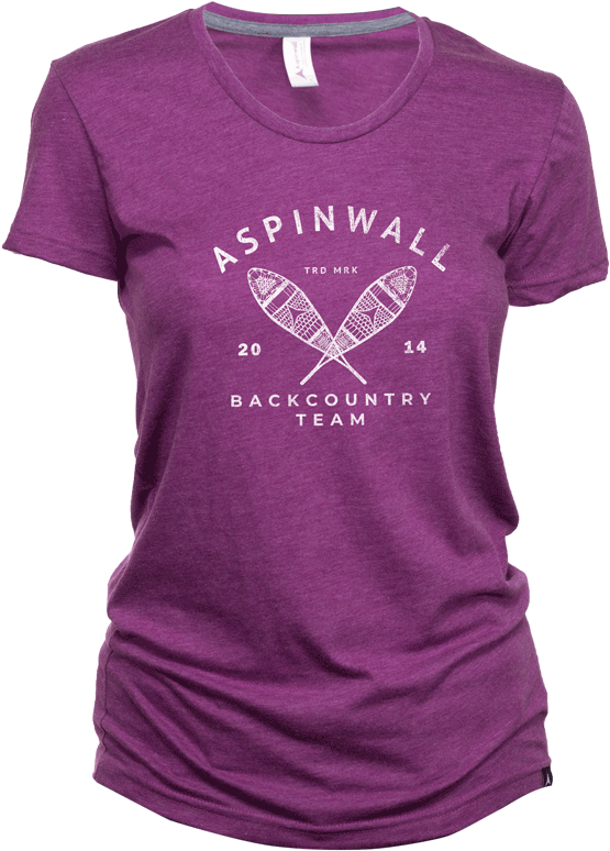 Aspinwall Backcountry Team Womens T Shirt Field Berry - Active Shirt Clipart (672x800), Png Download