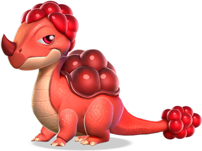 Berry Dragon - Dragon Mania Berry Dragon Clipart (694x522), Png Download