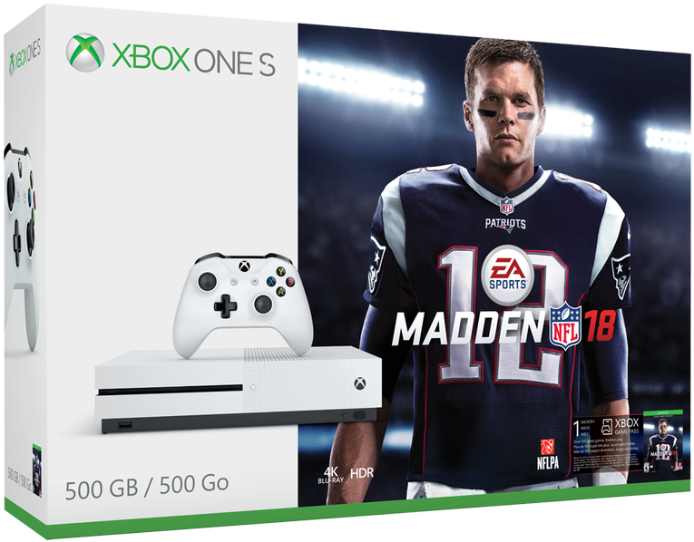 0 Replies 3 Retweets 1 Like - Xbox One S Madden 18 Bundle Clipart (1200x900), Png Download