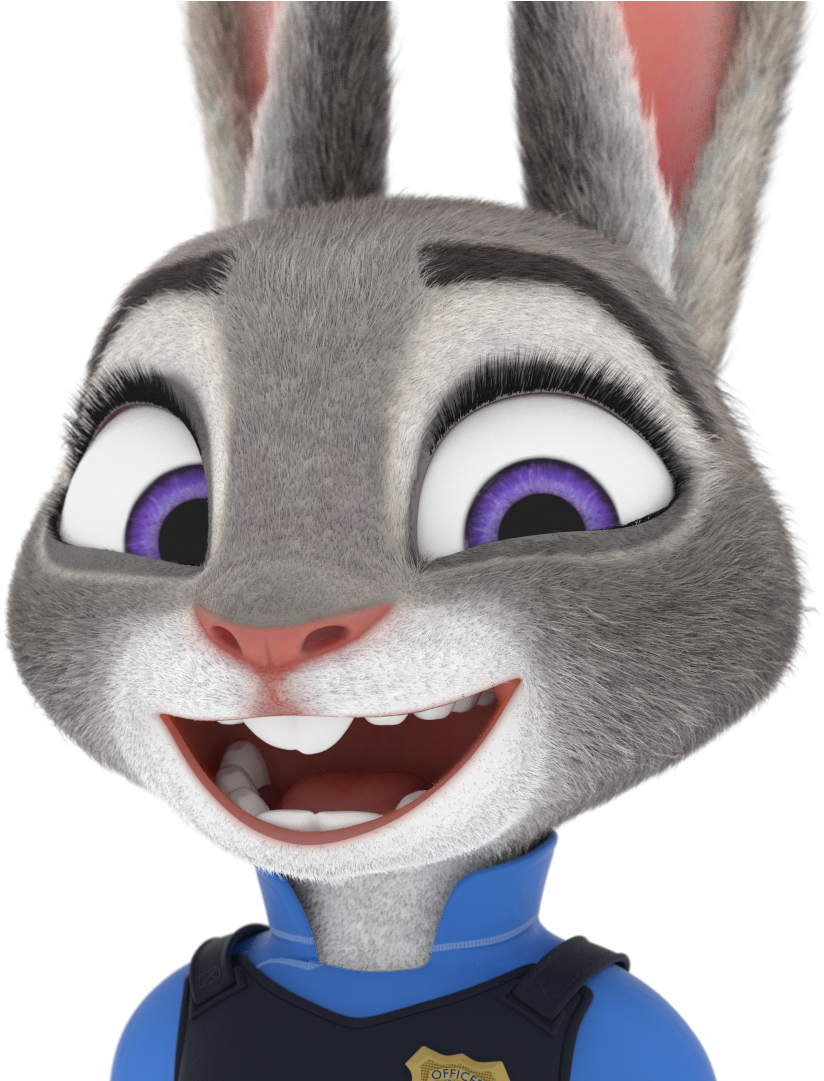 More Judy Hopps Stickers For Telegram Clipart (1080x1080), Png Download