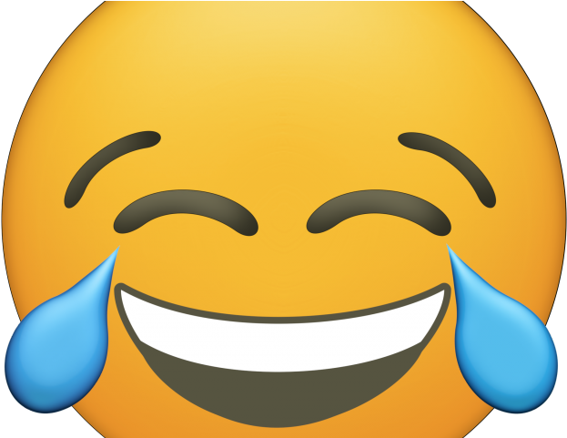 Crying Emoji Clipart Face - Open Eyes Laughing Crying Emoji - Png Download (640x480), Png Download