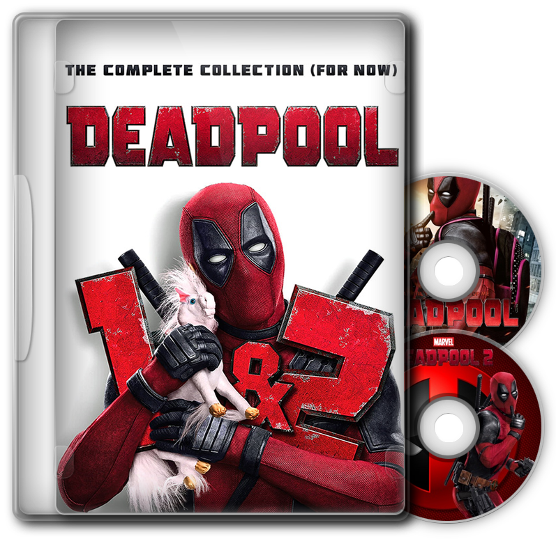 5c4c0e6e14a12 Deadpoolboxset 5c4c0e7604273 Deadpoolclearcase Clipart (797x774), Png Download