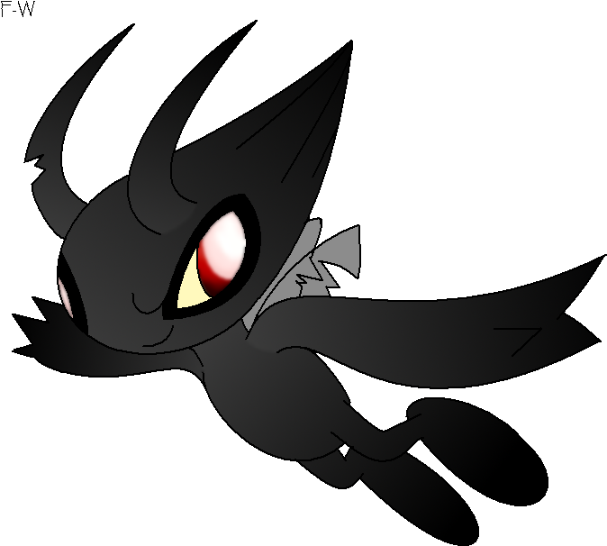 Shadow The Celebi 2011 By Faith-wolff - Black Celebi Clipart (714x714), Png Download