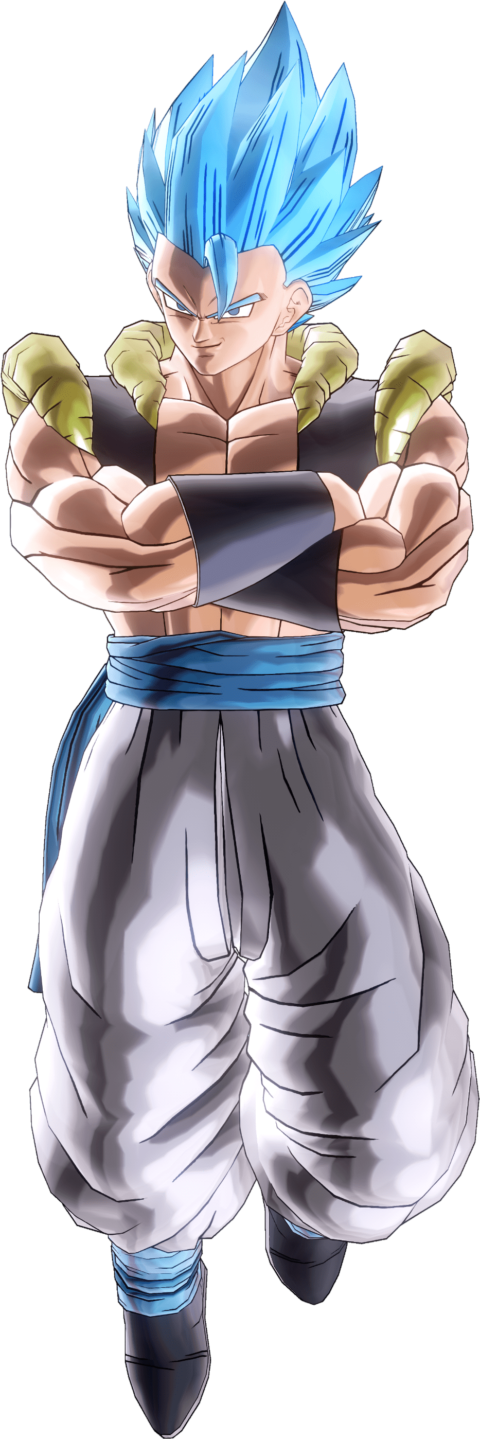 Gogeta - Dragon Ball Xenoverse 2 Gogeta Blue Clipart (2400x3000), Png Download