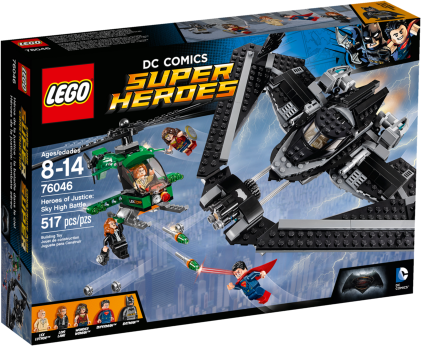 Navigation - Lego Dc Heroes Of Justice Sky High Battle Clipart (1200x900), Png Download