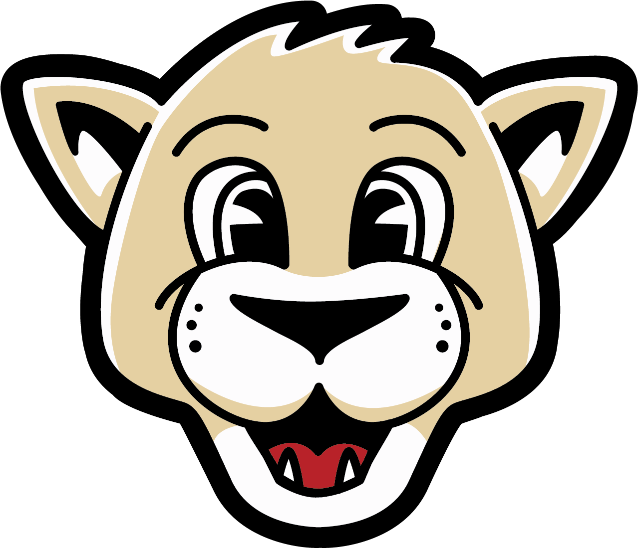 Full Color Cougar - Cougar Ice Cream Logo Clipart (1440x1440), Png Download