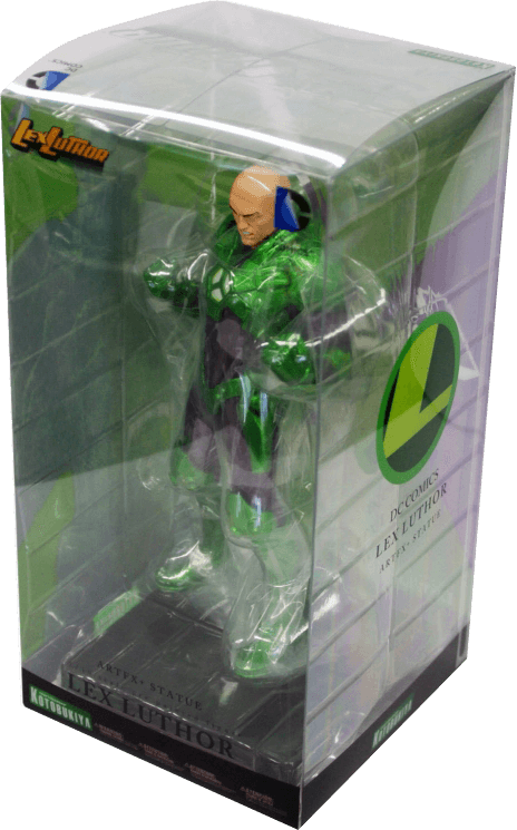 Lex Luthor Artfx Statue - Action Figure Clipart (464x745), Png Download