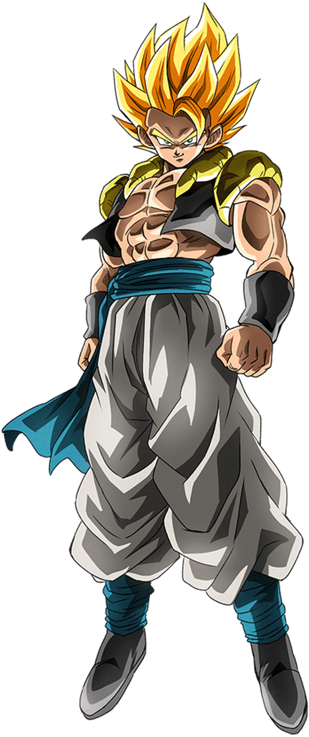 Gogeta Sticker - Dbs Gogeta Base Form Clipart (1024x2443), Png Download