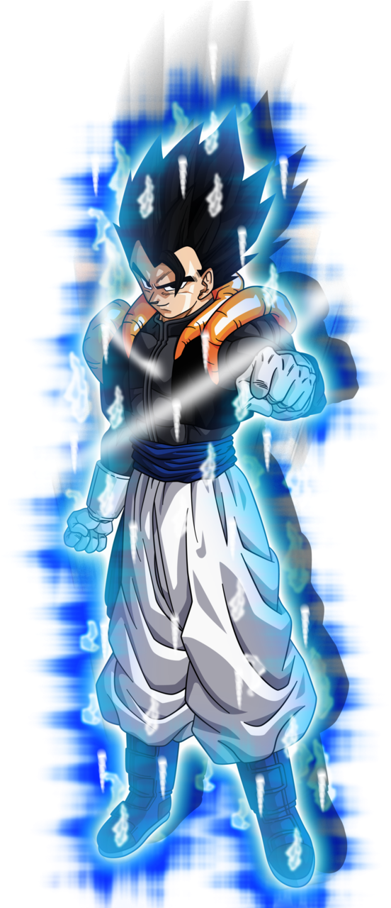 Gogeta Migatte No Gokui [aura] By Gokuxdxdxdz - Dragon Ball Z Gogeta Clipart (624x1279), Png Download