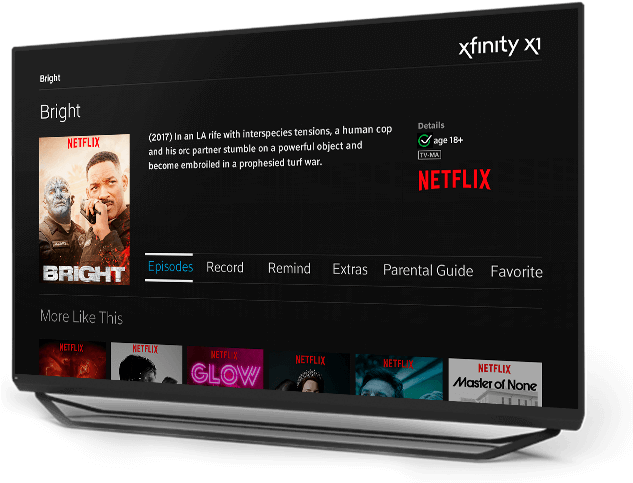 Comcast Said It Will Launch A Variety Of Initial Offers - Netflix Sign In Tv Xfinity Clipart (800x500), Png Download