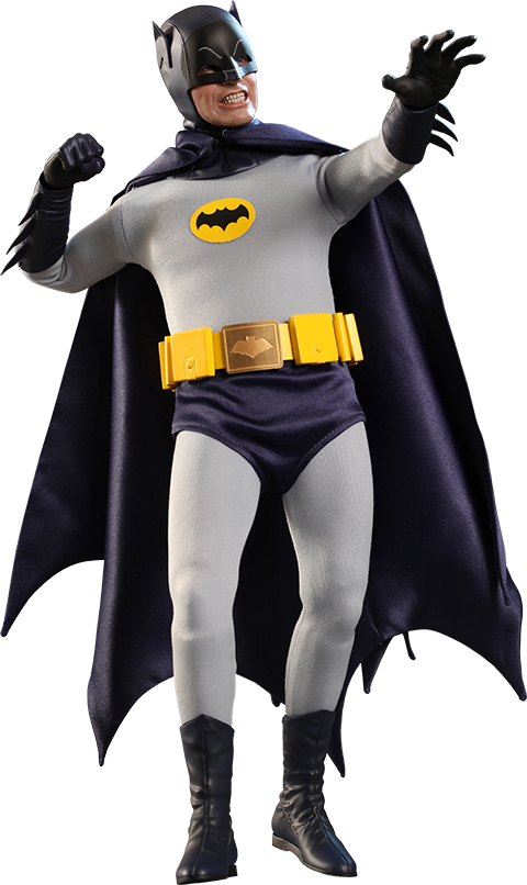 Dc Comics Sixth Scale Figure Sideshow Collectibles - Action Figure Batman Hot Toys Clipart (480x806), Png Download