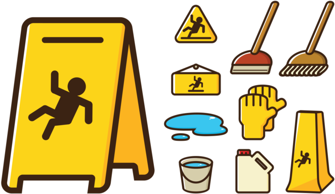 Wet Floor Sign Icons - Logo Clipart (700x490), Png Download