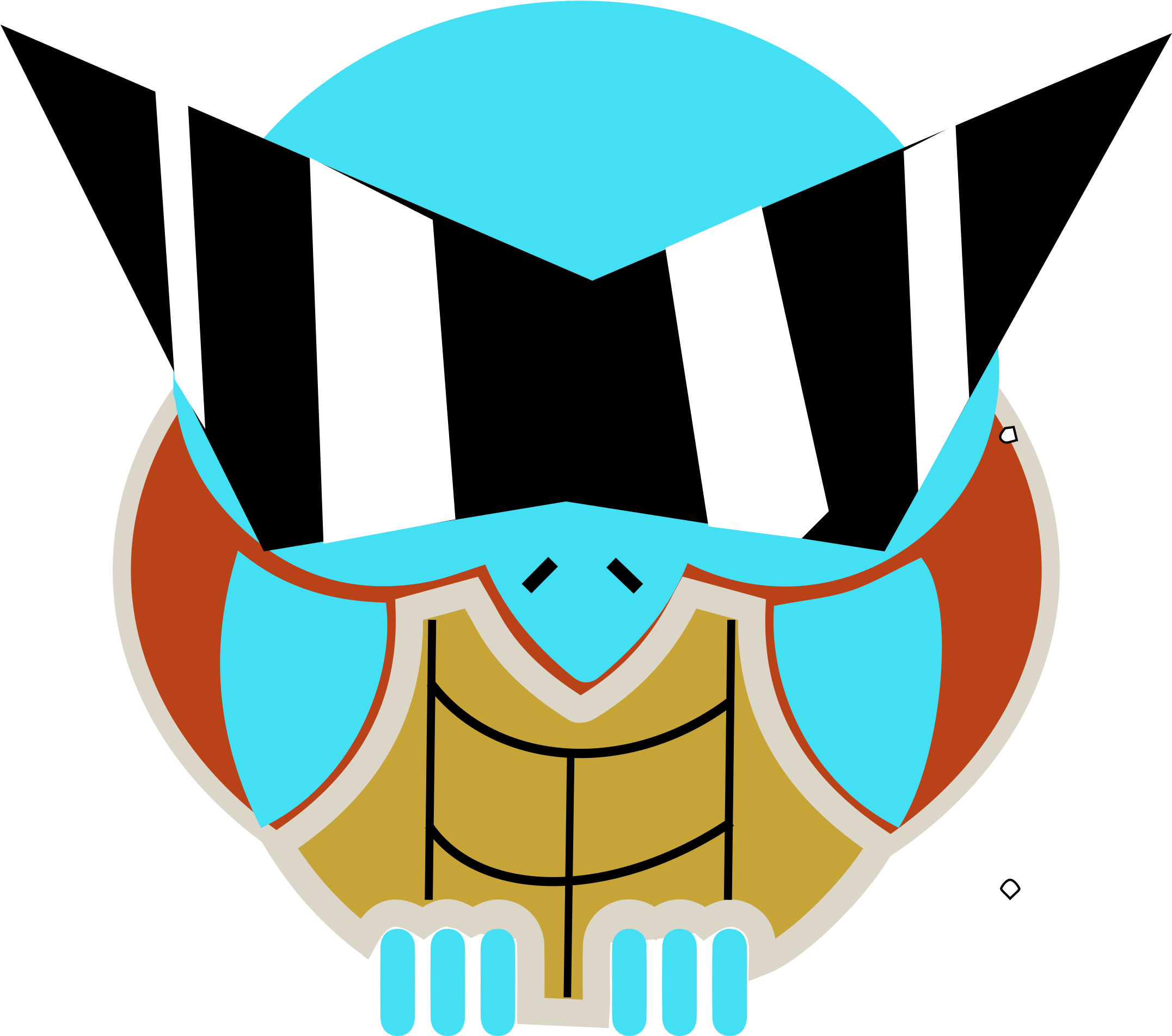 Squirtle Squad Logo - Rakan Muda Wawasan Desa Clipart (2153x1904), Png Download