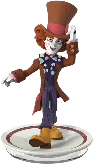 Disney Infinity Mad Hatter Figure Clipart (600x600), Png Download