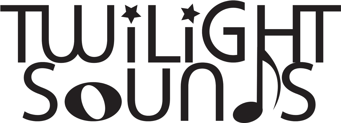 Twilight Sounds- Logo, Flyers And Stickers - Graphics Clipart (1600x647), Png Download