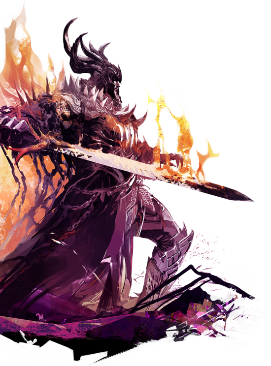 Accueil Balthazar Pof - Guildwars Path Of Fire Clipart (550x744), Png Download