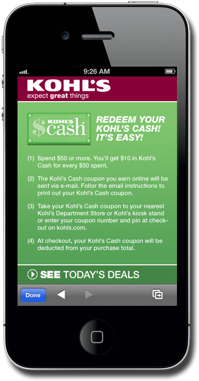 Kohl's - - Kohls Gift Card Clipart (490x830), Png Download