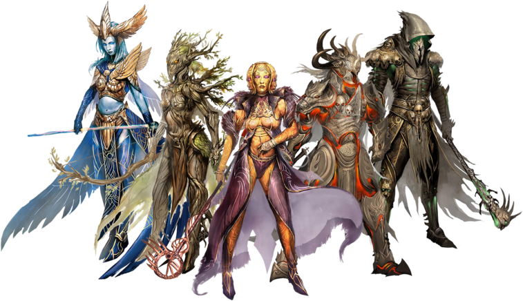 Guild Wars - Guild Wars 2 Gods Clipart (757x436), Png Download