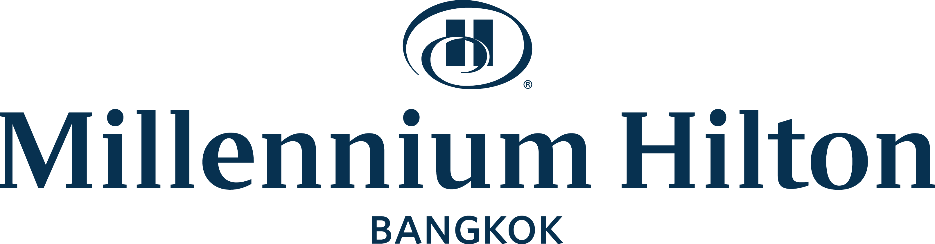 Millennium Hilton Bangkok - Millennium Hilton Bangkok Logo Clipart (3219x841), Png Download