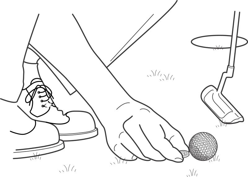 Golf Ball Clipart (800x570), Png Download