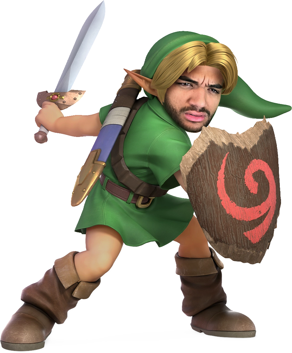 Dino On Twitter - Young Link Smash Ultimate Clipart (984x1188), Png Download