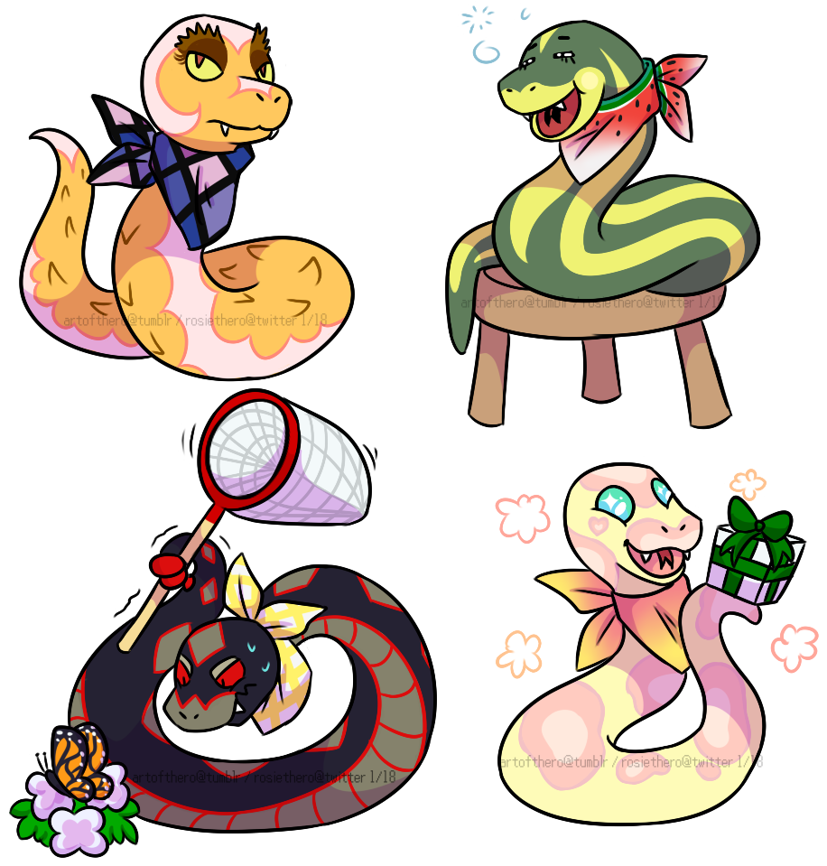 I Rly Want Snake Villagers Pl S （ Ｉдｉ) 🐍 Clipart (916x959), Png Download