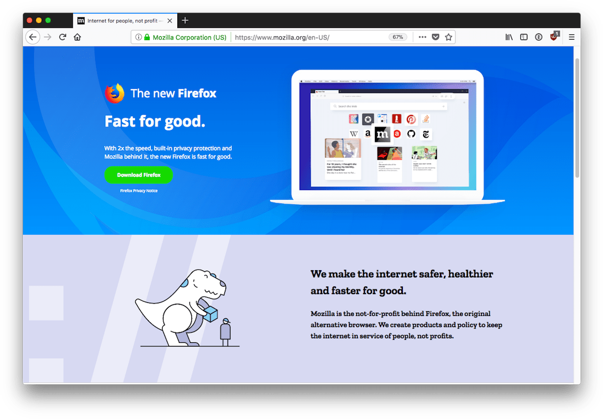 Firefox Quantum Has Just Been Released - Call To Action Esempi Clipart (1187x825), Png Download