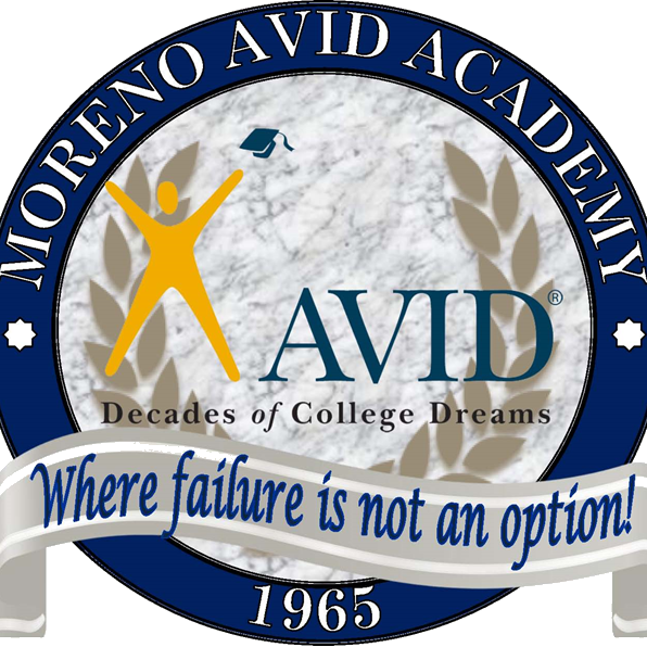 Moreno Avid Academy Clipart (596x596), Png Download