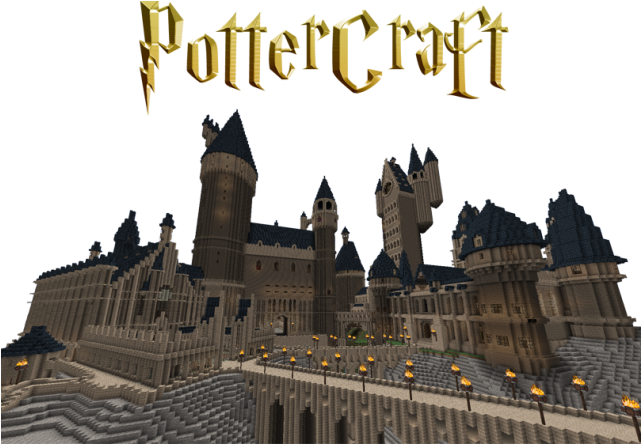 Minecraft Rpg Servers - Mapa De Harry Potter Minecraft Clipart (640x492), Png Download