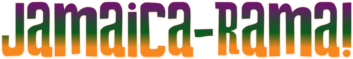Jamaica Rama Text 2 - Orange Clipart (1482x469), Png Download