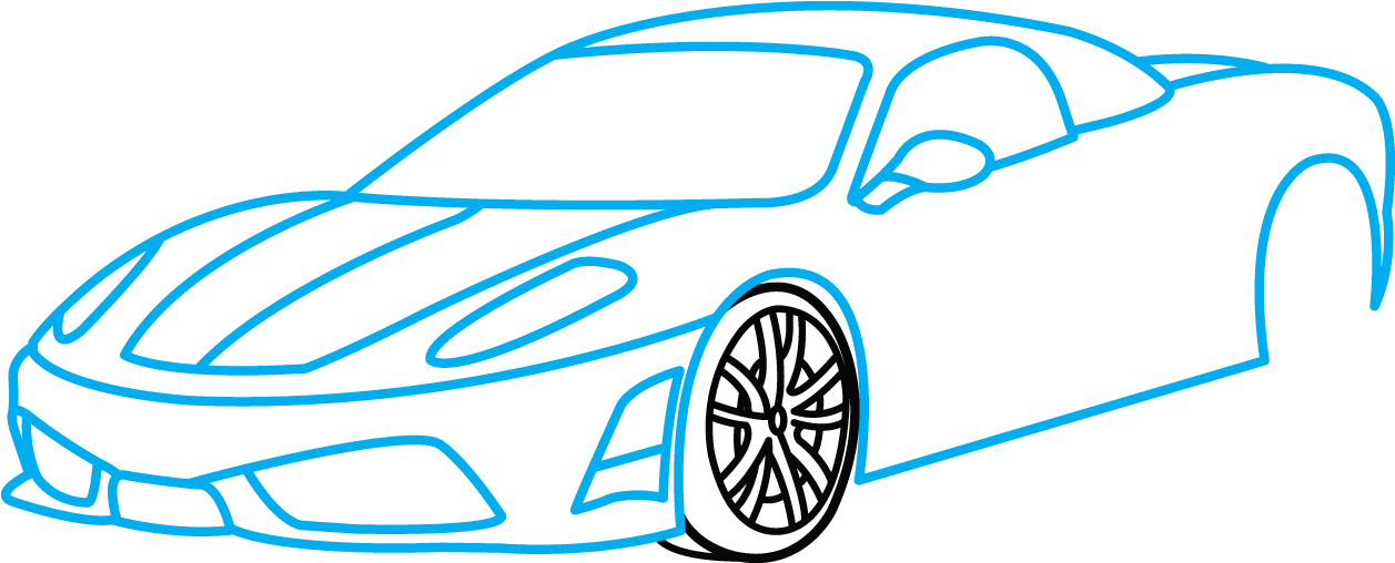 Simple Car Clipart Transparent Background 1 Simple - Png Download (1280x720), Png Download