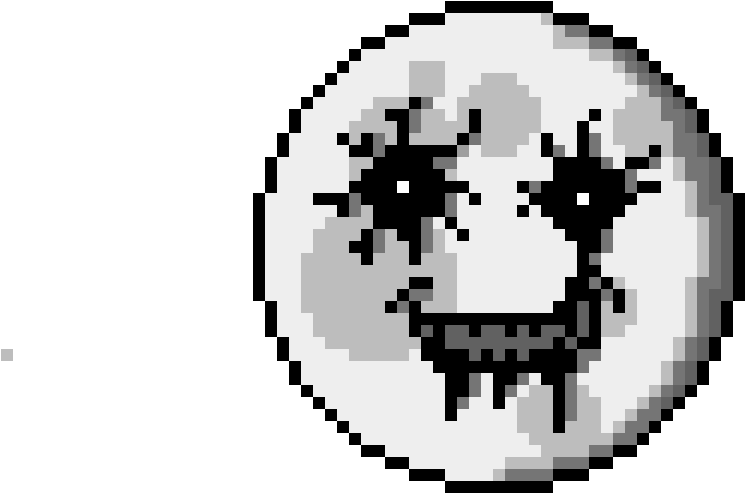 Qq 头像韩国 , Png Download - Dibujos Cuadriculados De Emojis Clipart (745x493), Png Download