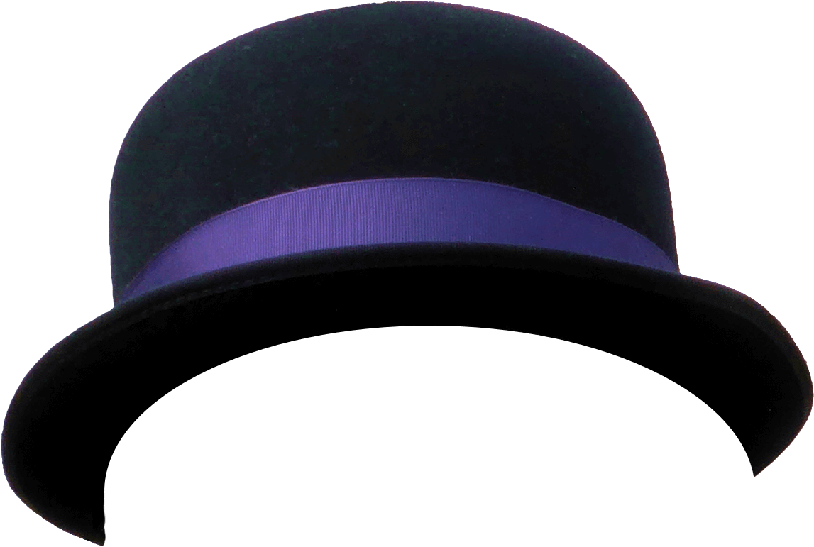 View Bowler , - Fedora Clipart (1387x978), Png Download